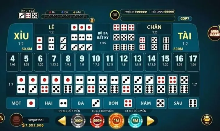Tài Xỉu Tại VT999: Kinh Nghiệm Vàng Cho Những Ai Yêu Thích Cá Cược! 2 Giao diện chơi Tài Xỉu Tại VT999